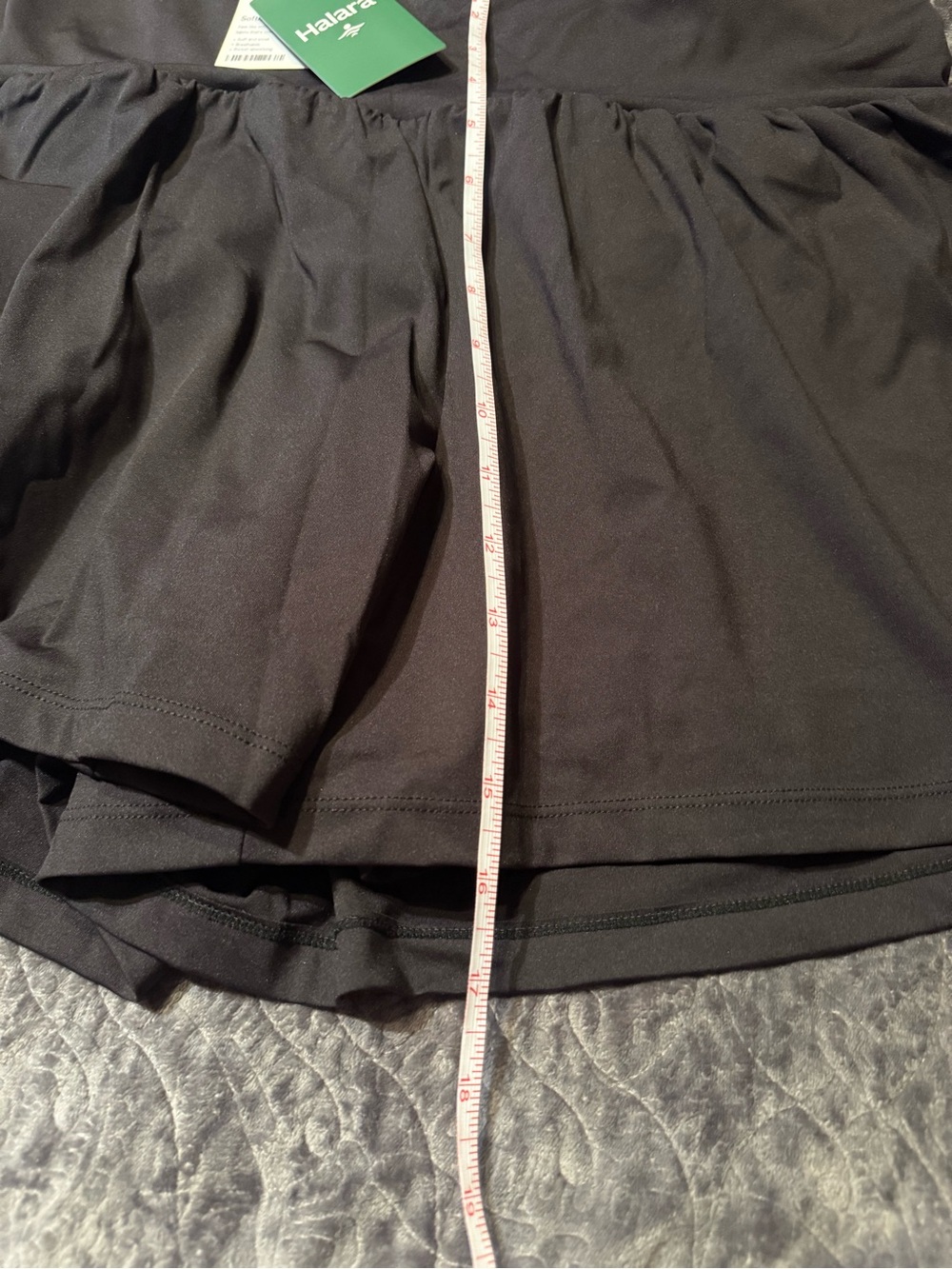 HALARA Black Skort with Branded Tag - Picture 12 of 13